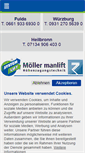 Mobile Screenshot of moeller-manlift.de